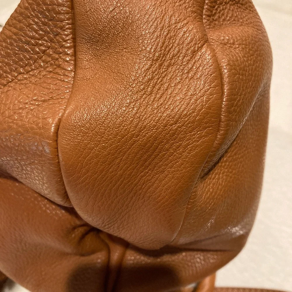 Marc by Marc Jacobs Orange Leather Hobo Shoulder Bag